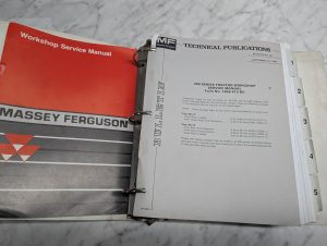 Massey Ferguson Mf 200 Series Tractor 1856 413 M1 Workshop Service Manual