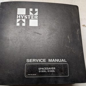 Hyster Service Repair Manual Spacesaver S135Xl S155Xl 897335 2001 Forklift Shop