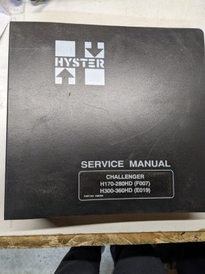 Hyster Service Repair Manual Challenger H170-280Hd H300-360Hd F007 E019 2001