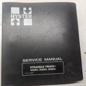 Hyster Service Repair Manual Straddle Truck M200H M300H M400H 599062 1984