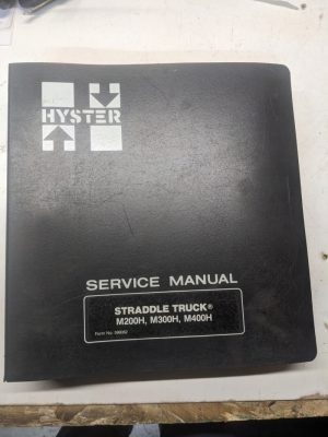 Hyster Service Repair Manual Straddle Truck M200H M300H M400H 599062 1984