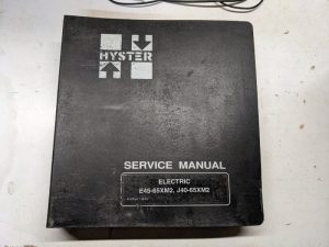 Hyster Service Repair Manual Electric E45Xm2 E55Xm2 E65Xm2 J40Xm2-65Mx2 1999