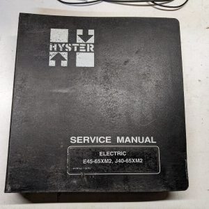 Hyster Service Repair Manual Electric E45Xm2 E55Xm2 E65Xm2 J40Xm2-65Mx2 1999