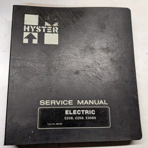 Hyster Service Repair Manual Electric E20B E25B E30Bs 599783 1982 Shop Book