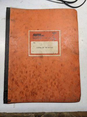 Fabtek Inc Service Repair Manual Aerial Work Platform Shop Book T60 1980