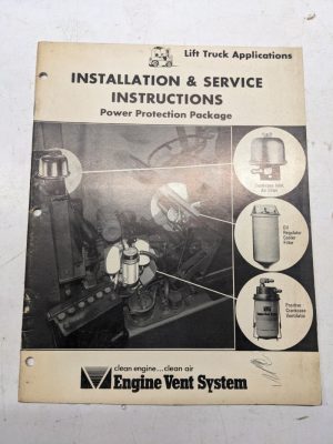 Engine Vent System Installation Service Instruction Manual Power Protection Pkg