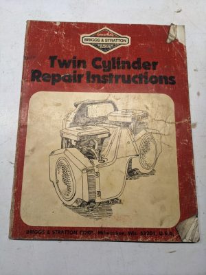 Briggs & Stratton Twin Cylinder Repair Instructions 271172 Service Manual