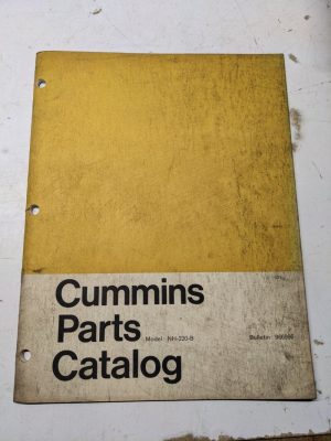 Cummins Diesel Engine Model Nh-220-B Parts List Book Manual Catalog 966996 1965
