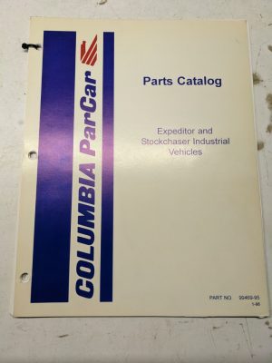 Columbia Parcar Parts List Book Manual Catalog Expeditor Stockchaser 1998