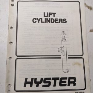Hyster Service Manual Fork Lift Repair Lift Cylinders 910119 1995 4000 Srm 135