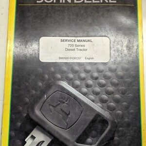 John Deere Service Manual 720 Diesel Tractors Sm2020 (1957) Jd