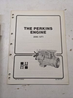 Hyster Service Manual The Perkins Engine 2006-12T1 Fork Lift Shop Book Repair