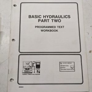 Hyster Service Manual Basic Hydraulics Part Two Programmed Text Workbook