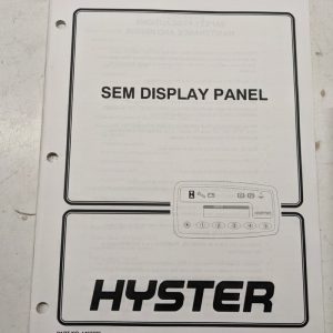 Hyster Service Manual Fork Lift Sem Sp Display Panel 1463738 1999 Shop Book