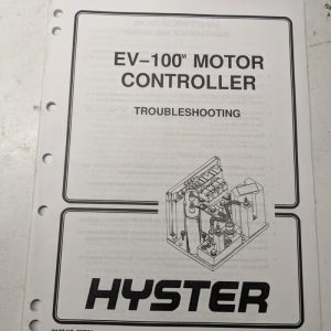 Hyster Service Manual Ev-100 Motor Controller Troubleshooting 897094 1997