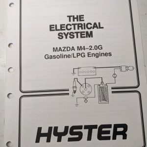 Hyster Service Manual Electrical System Mazda M4-2.0G Gas Lp Engines 897509 1993