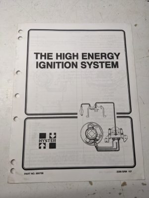 Hyster Service Manual Fork Lift Repair High Energy Ignition System 899788 1994