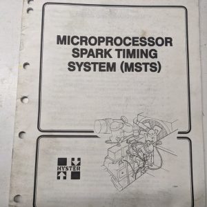 Hyster Service Manual Microprocessor Spark Timing Systems Msts 897412 1990