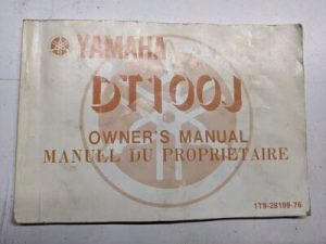 Yamaha Oem Owners Manual Maintenance Dt100J 1T9-28199-76 1981