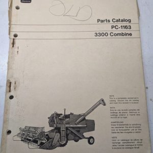 John Deere Jd Parts List Book Catalog Manual 3300 Combine Pc-1163 1971 Farm Shop