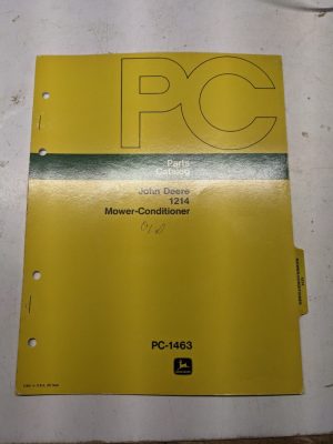John Deere Jd Parts List Book Catalog Manual 1214 Mower Conditioner Pc-1463