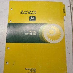 John Deere Jd Parts List Shop Book Manual Catalog 18 20” Rotary Mowers Pc-1448