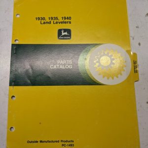 John Deere Jd Parts List Book Manual Catalog 1930 1935 1940 Land Leveler Pc-1493
