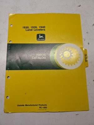 John Deere Jd Parts List Book Manual Catalog 1930 1935 1940 Land Leveler Pc-1493