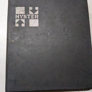 Hyster Service Manual Repair Electric E30A E40A E50A E60As 1972 Fork Lift