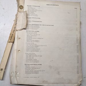 Hyster Service Manual Repair S60E S70E S80E S100E 1975 Fork Lift Shop Book