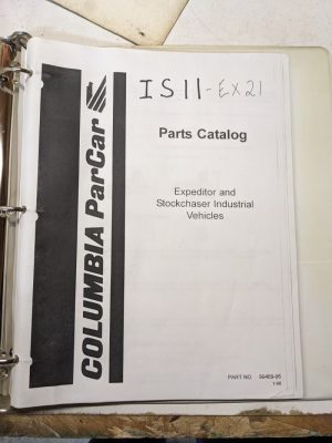 Columbia Parcar Parts List Book Catalog Expeditor Stockchaser 1998 Is-11 Ex-21