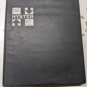 Hyster Service Manual Repair Electric E30Fr-24 E30-35-40-45-50Fr Incomplete
