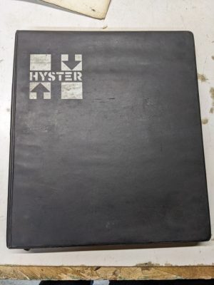 Hyster Service Manual Repair Electric E30Fr-24 E30-35-40-45-50Fr Incomplete
