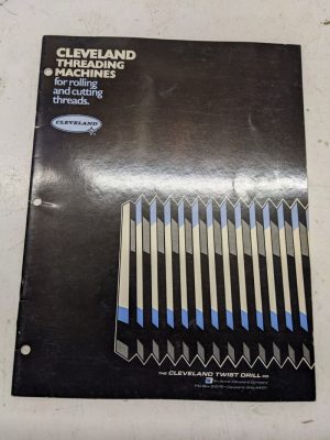 Cleveland Threading Machines Roll & Cutting Sales Brochure Specs 11-109