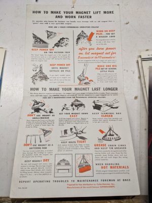 Cutler-Hammer Supermagnets Vintage Advertisment Ma-20 Lift More & Work Faster