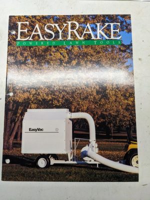 Easyrake Powered Lawn Tools Easyvac Vacuums 1991 Sales Brochure Catalog Ez