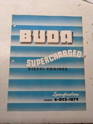 Buda Supercharged Diesel Power Unit Specifications Sales Engine 6-Dcs-1879