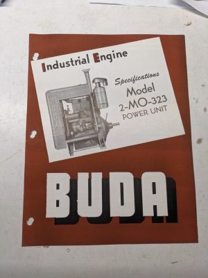 Buda Industrial Gasoline Power Unit Specifications Sales Engine 2-Mo-323