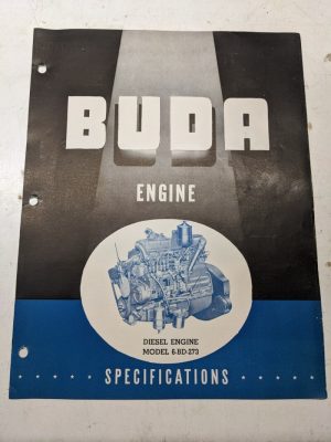 Buda Industrial Diesel Specifications Sales Engine 6-Bd-273 1947 Ad Dealer