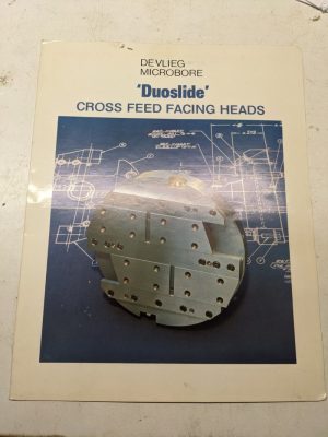 Devlieg Sales Brochure Specifications Features Duoslide Corss Feed Facing Heads