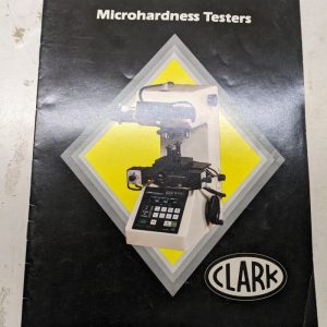 Clark Microhardness Hardness Testers Sales Brochure Catalog Mht Mxt 2 2Dr 70