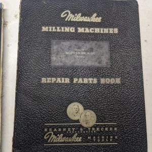 Kearney Trecker Milwaukee Repair Parts List Book Manual Kr-11 Model #2K #3K Vmc