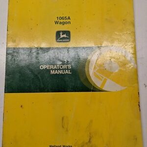 Jd John Deere Operators Manual Oem 1065A Wagon Om-W21362 G4