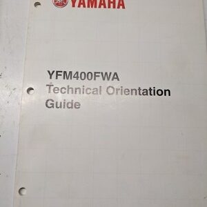 Yamaha Technical Orientation Guide Yfm400Fwa 1999 & French Kodiak