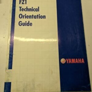 Yamaha Fz1 Technical Orientation Guide 2000 Maintenance & Specs