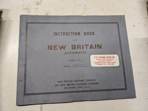 New Britain Gridley Bar Machine Operator Service Manual Automatics Shop Model 41