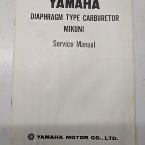 Yamaha Diaphragm Type Carburetor Mikuni Service Manual 1970 Oem