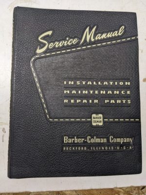 Barber Colman Hobbing Mach Operator Service Maintenance Manual Parts 1950 #6-10