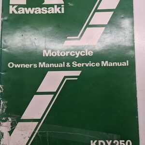 Kawasaki Kdx250-B2 Motorcycle Owners & Service Manual Oem 1981 Vintage