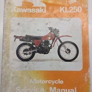 Kawasaki Kz250 Motorcycle Service Manual Oem 1980 Vintage